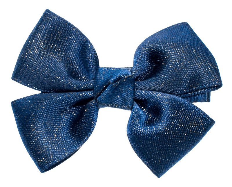 Sløyfe metallic medium navy 107