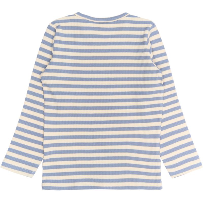 The New Fro LS rib tee tempest striped