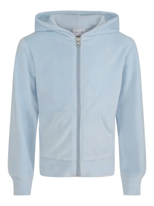 Vilje & Ve Hermine velour jacket ice blue