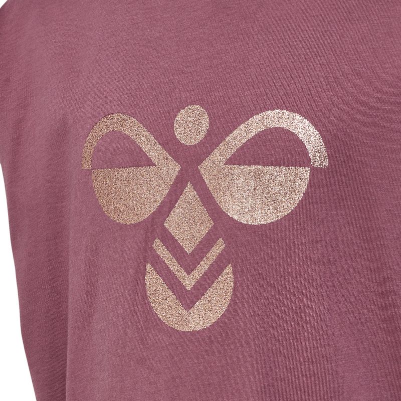Hummel Diez t-shirt rose brown