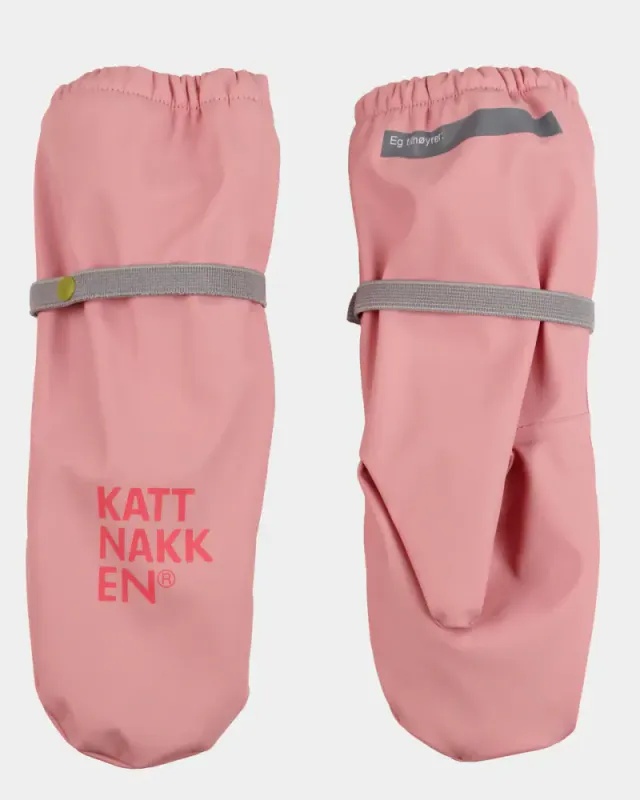 Kattnakken regnvotter rosa krystall