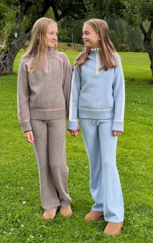 Vilje&Ve Esther halfzip sky blue