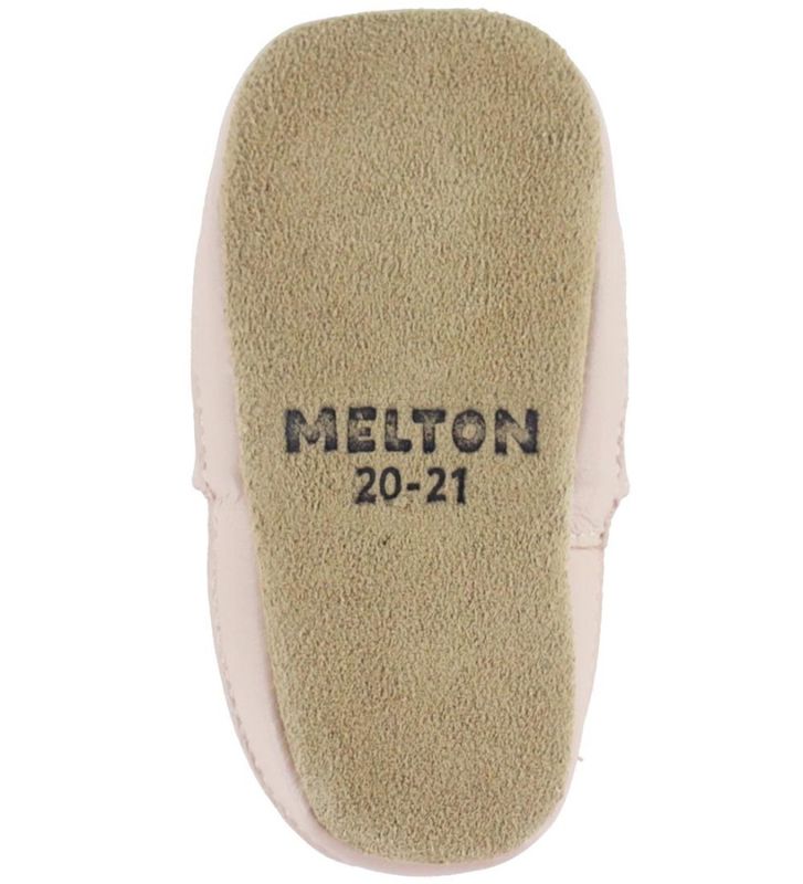 Melton bunny leather slippers rose dust
