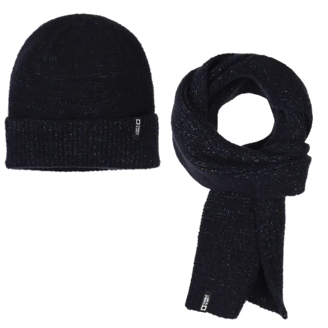 Hovedbilde TND beanie and scarf glitter ...