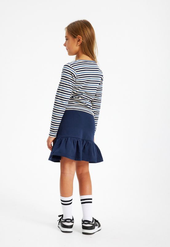 The New Laria sweat skirt navy blazer