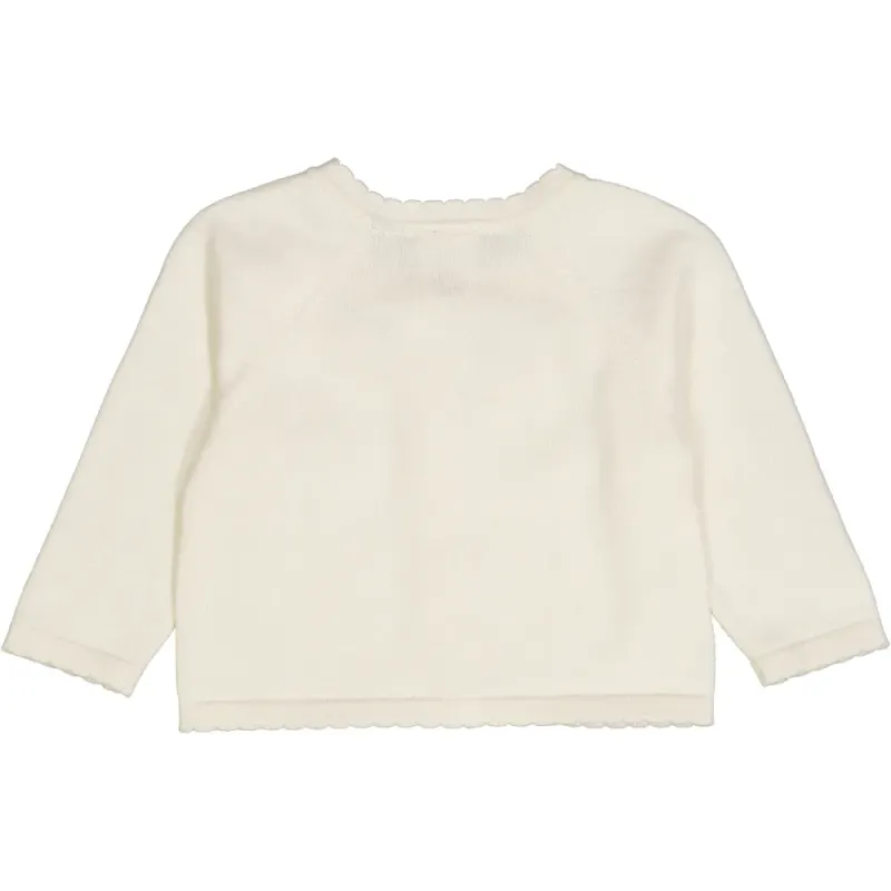 Musli Anemones knit cardigan balsam cream