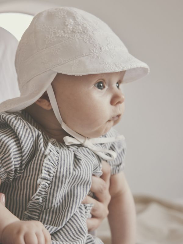 Huttelihut dress SS stripe baby bering sea