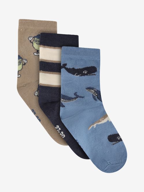 Hovedbilde Minymo 3pk socks polaris star