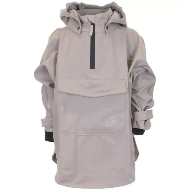 Kattnakken regnponcho lys bark