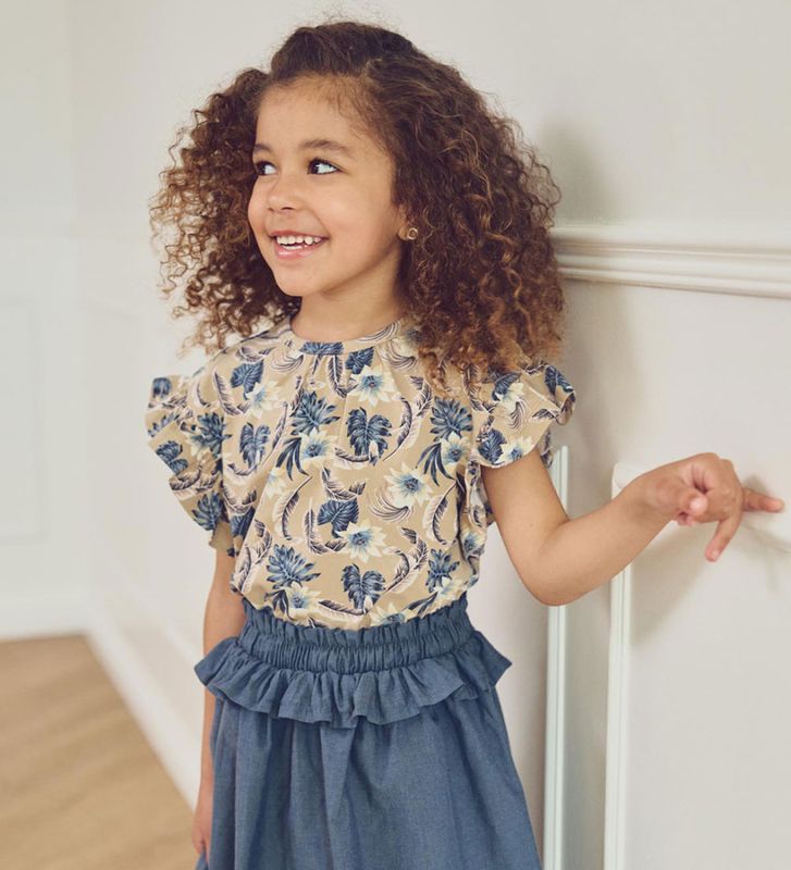 Musli t-shirt Lily cashmere mary night blue