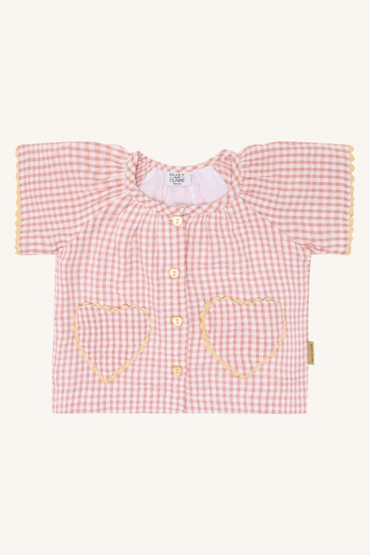 Hust & Claire Rafah bluse check shell