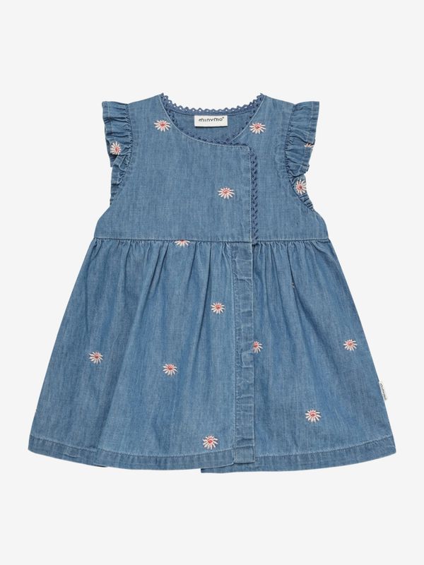 Minymo chambray dress faded denim