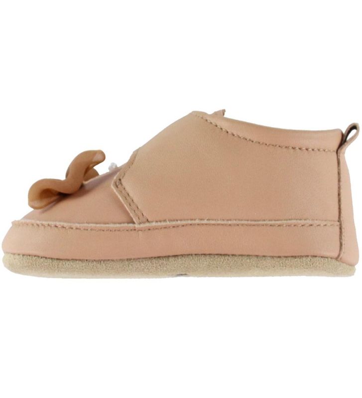 Melton butterfly lether slippers tawny brown