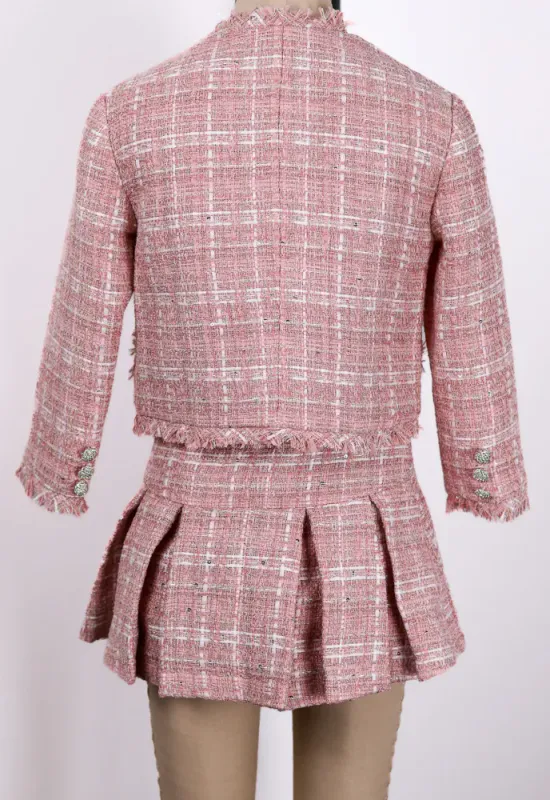 Prinsessefin Mathilde tweed jacket quartz