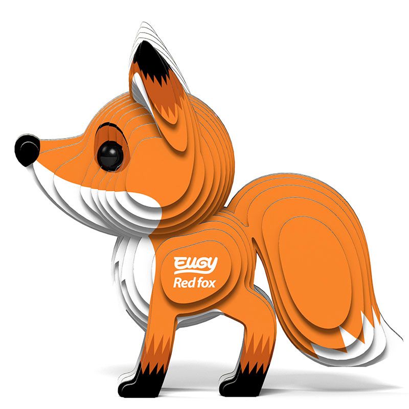 Eugy 3D byggesett red fox