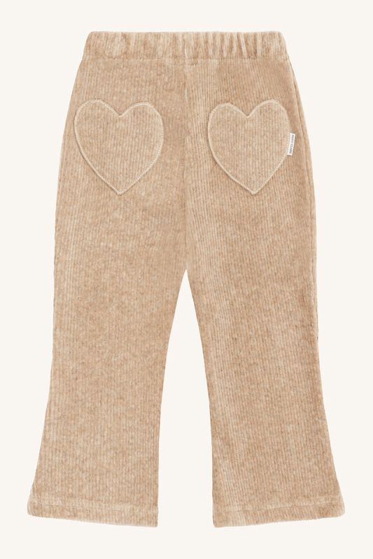 Hust & Claire Thilde ottoman velour biscuit