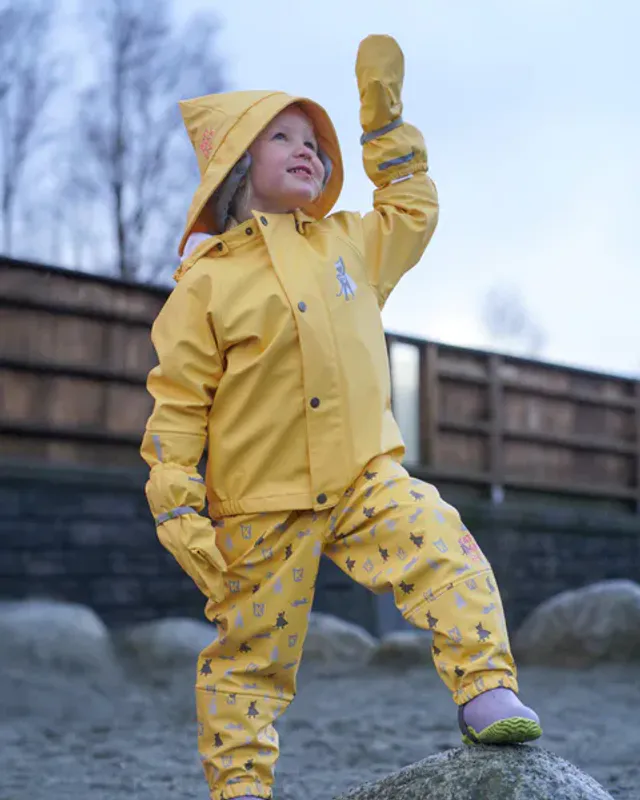 Kattnakken Plask regnsett bananskum