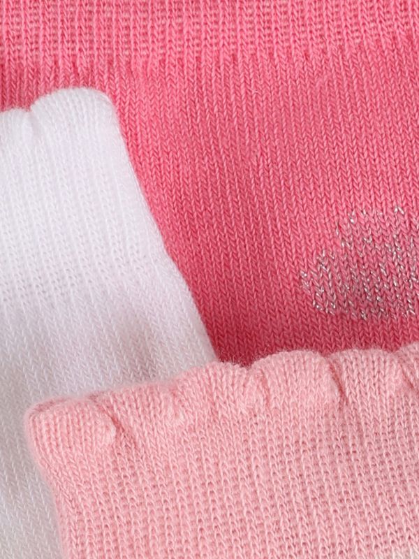 Minymo 3pk socks raindrops of roses