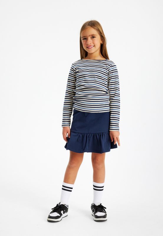 The New Laria sweat skirt navy blazer