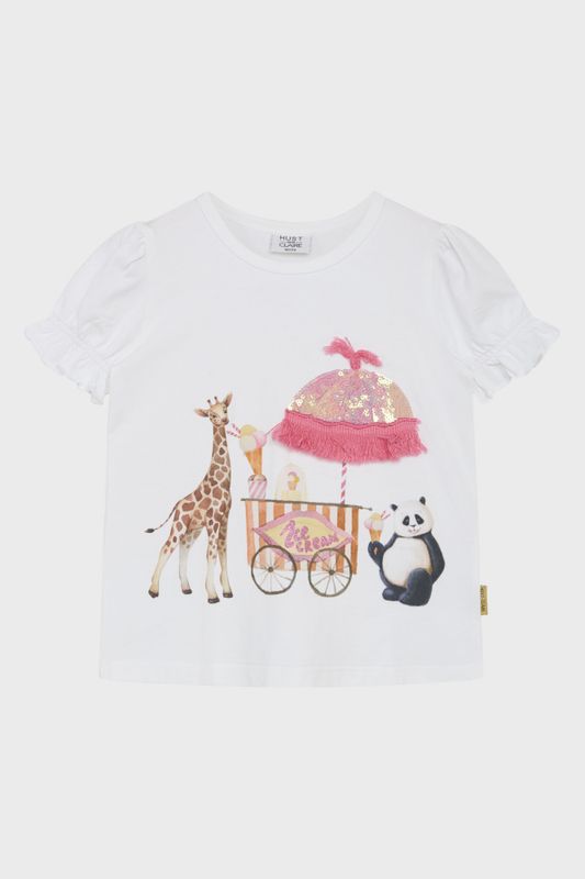 Hust & Claire Ayla t-skjorte white