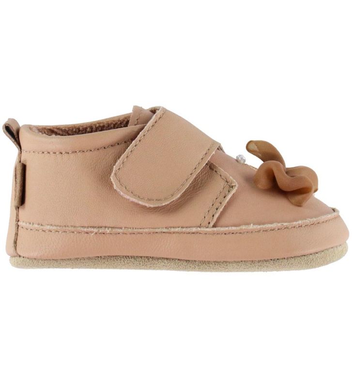 Melton butterfly lether slippers tawny brown
