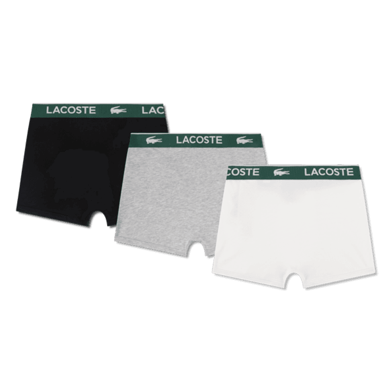 Lacoste 3pk boxer blanc