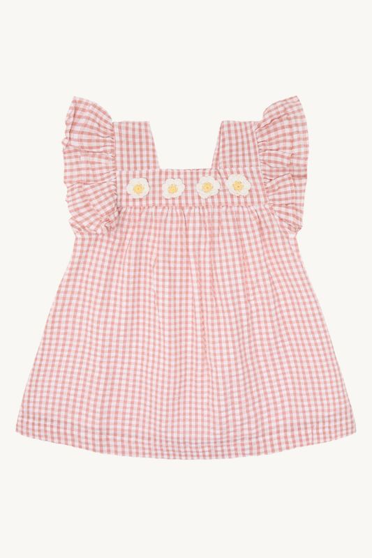 Hust & Claire Katinka kjole check shell