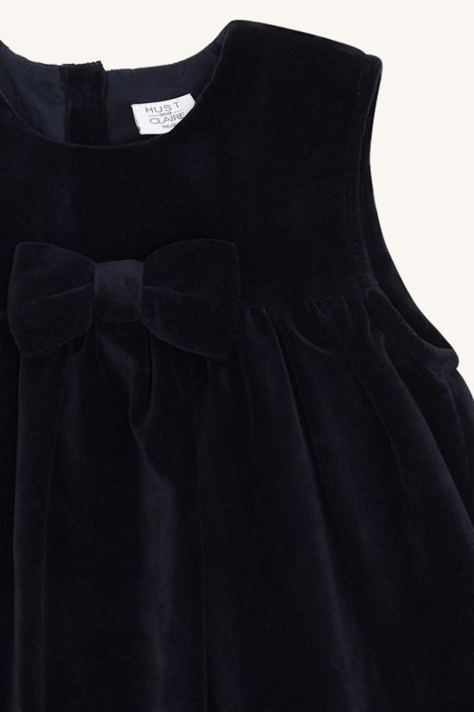 Hust & Claire Karoline molskin kjole more navy