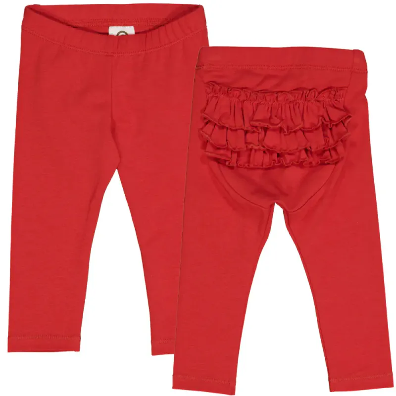 Musli Cozy me frill pants apple red
