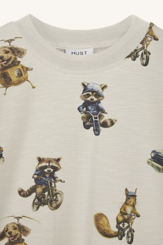 Hust & Claire Anton t-shirt oat milk