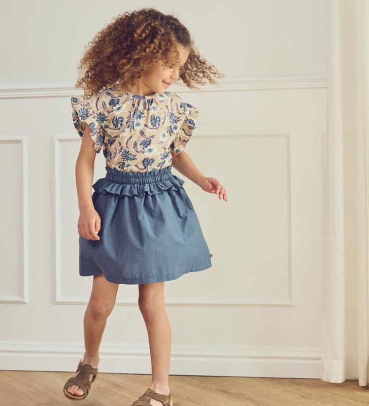 Musli t-shirt Lily cashmere mary night blue